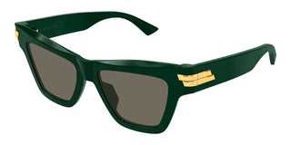 Bottega Veneta Bv1489s Women Green Cat Eye Sunglasses