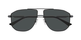 Bottega Veneta BV1509S unisex Ruthenium Pilot Sunglasses