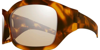 Bottega Veneta BV1528S women Havana Squared Sunglasses