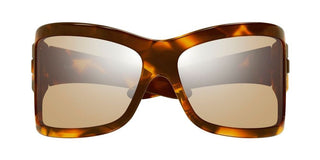 Bottega Veneta BV1528S women Havana Squared Sunglasses
