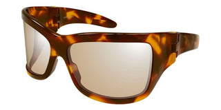 Bottega Veneta BV1528S women Havana Squared Sunglasses