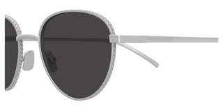 Bottega Veneta BV1966S men Silver Round Sunglasses