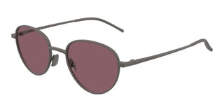 Bottega Veneta BV1966S men Ruthenium Round Sunglasses
