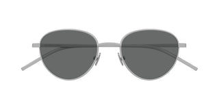 Bottega Veneta BV1966S men Silver Round Sunglasses