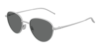 Bottega Veneta BV1966S men Silver Round Sunglasses