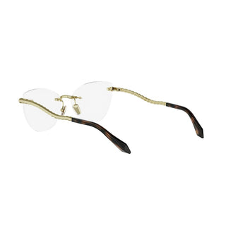 BVLGARI Serpenti Viper BV50082U women Gold Cat Eye Eyeglasses