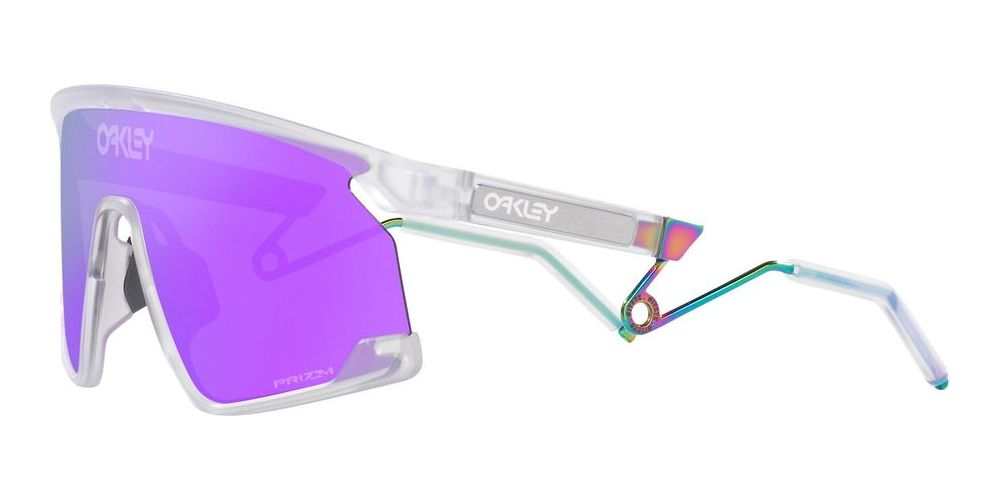 Oakley Bxtr Metal Oo 9237 Men Transparent Shield Sunglasses Oakley Bxtr Metal Oo 9237 Men Transparent Shield Sunglasses