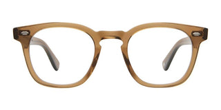 GARRETT LEIGHT BYRNE unisex Brown Squared Eyeglasses