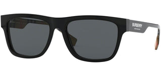 Burberry B LOGO BE 4293 men Black Geometric Sunglasses