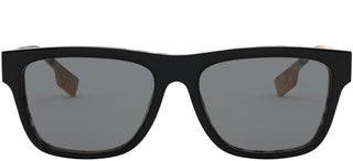 Burberry B LOGO BE 4293 men Black Geometric Sunglasses