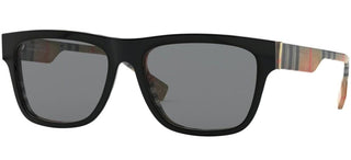 Burberry B LOGO BE 4293 men Black Geometric Sunglasses