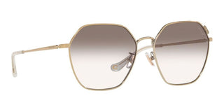 Coach C7998 CH 7132 women Gold Geometric Sunglasses