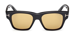 Tom Ford Caine-02 Ft1280 Unisex Black Squared Sunglasses