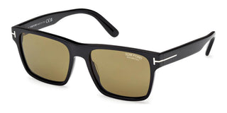 Tom Ford CALDER FT1205 men Black Squared Sunglasses