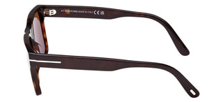 Tom Ford CALDER FT1205 men Havana Squared Sunglasses