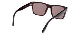 Tom Ford CALDER FT1205 men Havana Squared Sunglasses