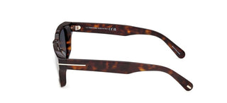 Tom Ford CALEB-02 FT 1357 unisex Havana Squared Sunglasses