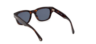 Tom Ford CALEB-02 FT 1357 unisex Havana Squared Sunglasses