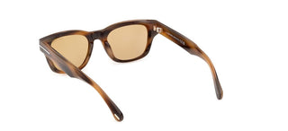Tom Ford CALEB-02 FT 1357 unisex Havana Squared Sunglasses