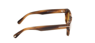Tom Ford CALEB-02 FT 1357 unisex Havana Squared Sunglasses