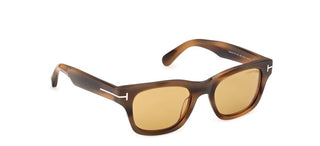 Tom Ford CALEB-02 FT 1357 unisex Havana Squared Sunglasses