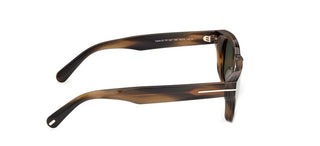 Tom Ford CALEB-02 FT 1357 unisex Havana Squared Sunglasses