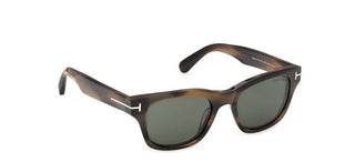 Tom Ford CALEB-02 FT 1357 unisex Havana Squared Sunglasses