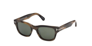 Tom Ford CALEB-02 FT 1357 unisex Havana Squared Sunglasses