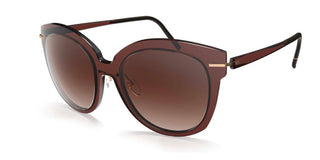 Silhouette CAP D'AIL INFIITY COLLECTION 3194 women Brown Cat Eye Sunglasses