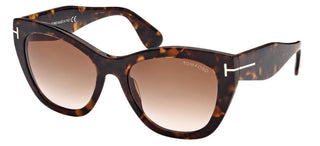 Tom Ford CARA FT 0940 unisex Havana Cat Eye Sunglasses