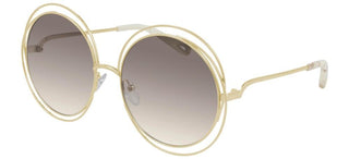 Chloé CARLINA CH0045S women Gold Round Sunglasses