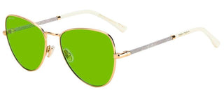 Jimmy Choo CAROL/S women Gold Cat Eye Sunglasses