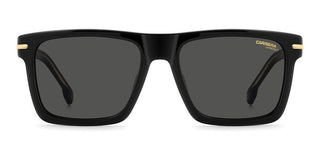 Carrera Carrera 378/s Men Black Rectangle Sunglasses