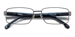 Carrera 8887 men Grey Geometric Eyeglasses