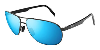 Maui Jim Castles Mj0728s Unisex Ruthenium Pilot Sunglasses