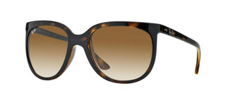 Ray-Ban CATS 1000 RB 4126 women Havana Oversize Sunglasses