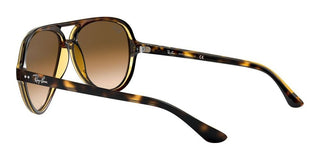 Ray-Ban CATS 5000 RB 4125 unisex Havana Pilot Sunglasses
