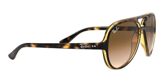 Ray-Ban CATS 5000 RB 4125 unisex Havana Pilot Sunglasses