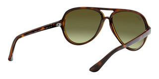 Ray-Ban CATS 5000 RB 4125 men Havana Pilot Sunglasses