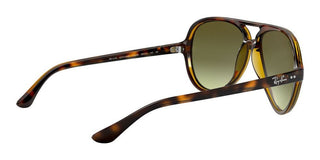 Ray-Ban CATS 5000 RB 4125 men Havana Pilot Sunglasses