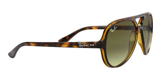 Ray-Ban CATS 5000 RB 4125 men Havana Pilot Sunglasses