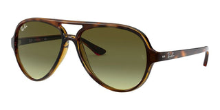 Ray-Ban CATS 5000 RB 4125 men Havana Pilot Sunglasses