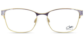 Cazal Cazal 1294 Unisex Gold Squared Eyeglasses