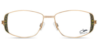 Cazal Cazal 1296 Unisex Rose Gold Geometric Eyeglasses