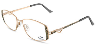 Cazal Cazal 1296 Unisex Rose Gold Geometric Eyeglasses
