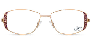 Cazal Cazal 1296 Unisex Rose Gold Geometric Eyeglasses