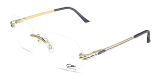 Cazal Cazal 4319 Unisex Gold Geometric Eyeglasses