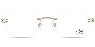 Cazal Cazal 4319 Unisex Rose Gold Geometric Eyeglasses