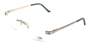 Cazal Cazal 4319 Unisex Rose Gold Geometric Eyeglasses