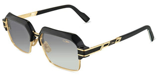 Cazal Cazal 6041/3 Unisex Black Rectangle Sunglasses